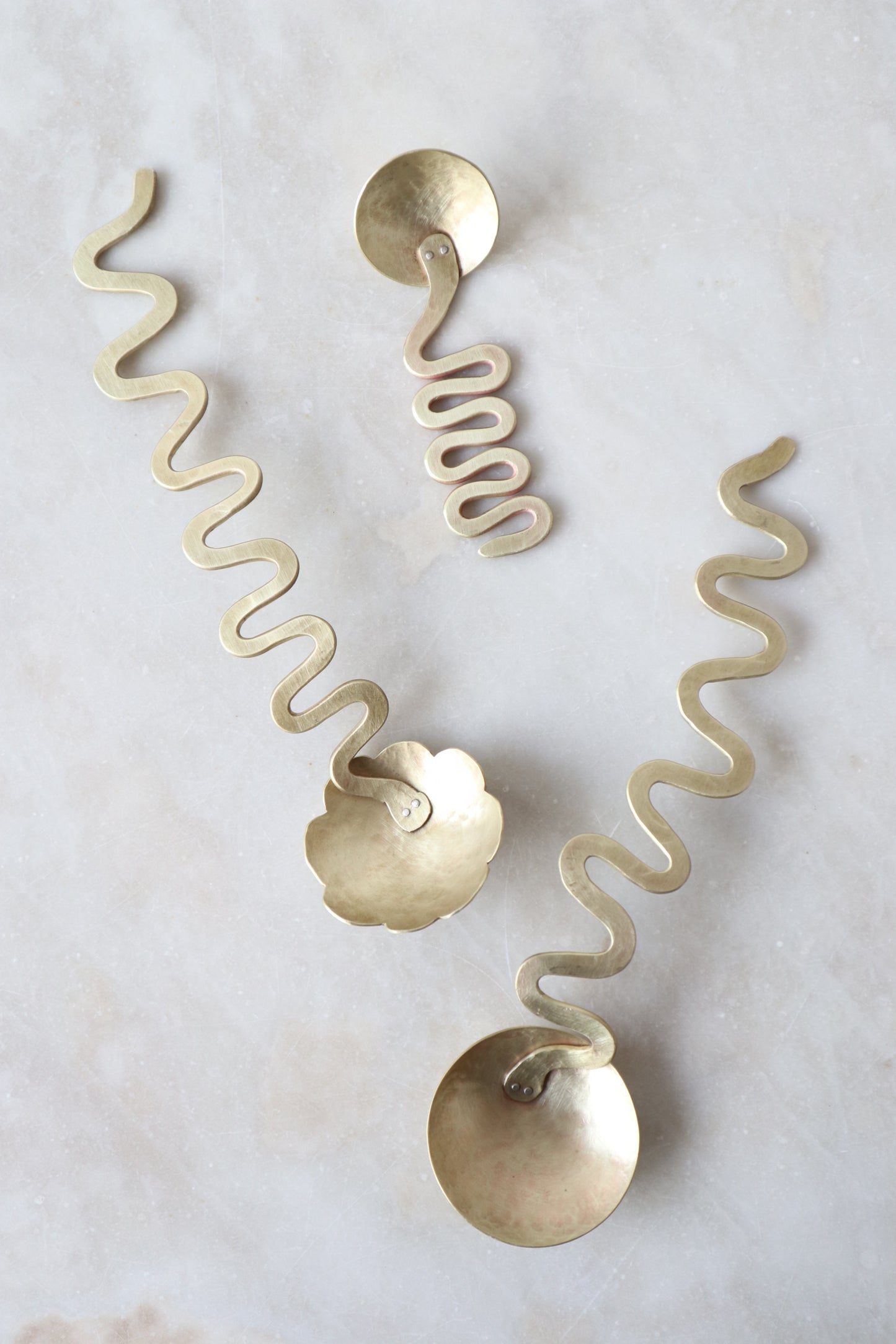 Twin Snake Serving Spoons