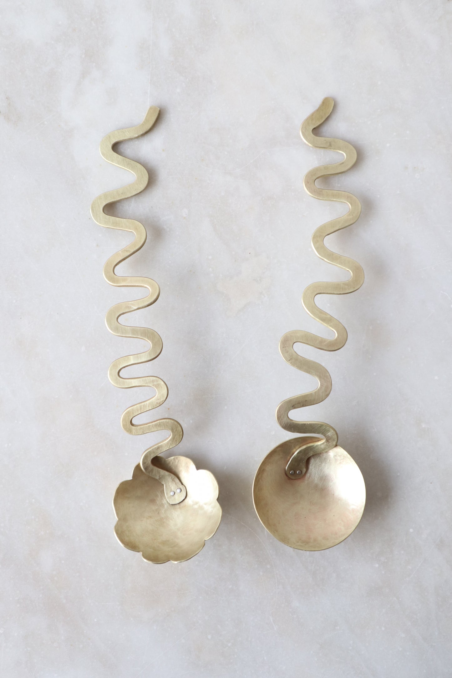 Twin Snake Serving Spoons