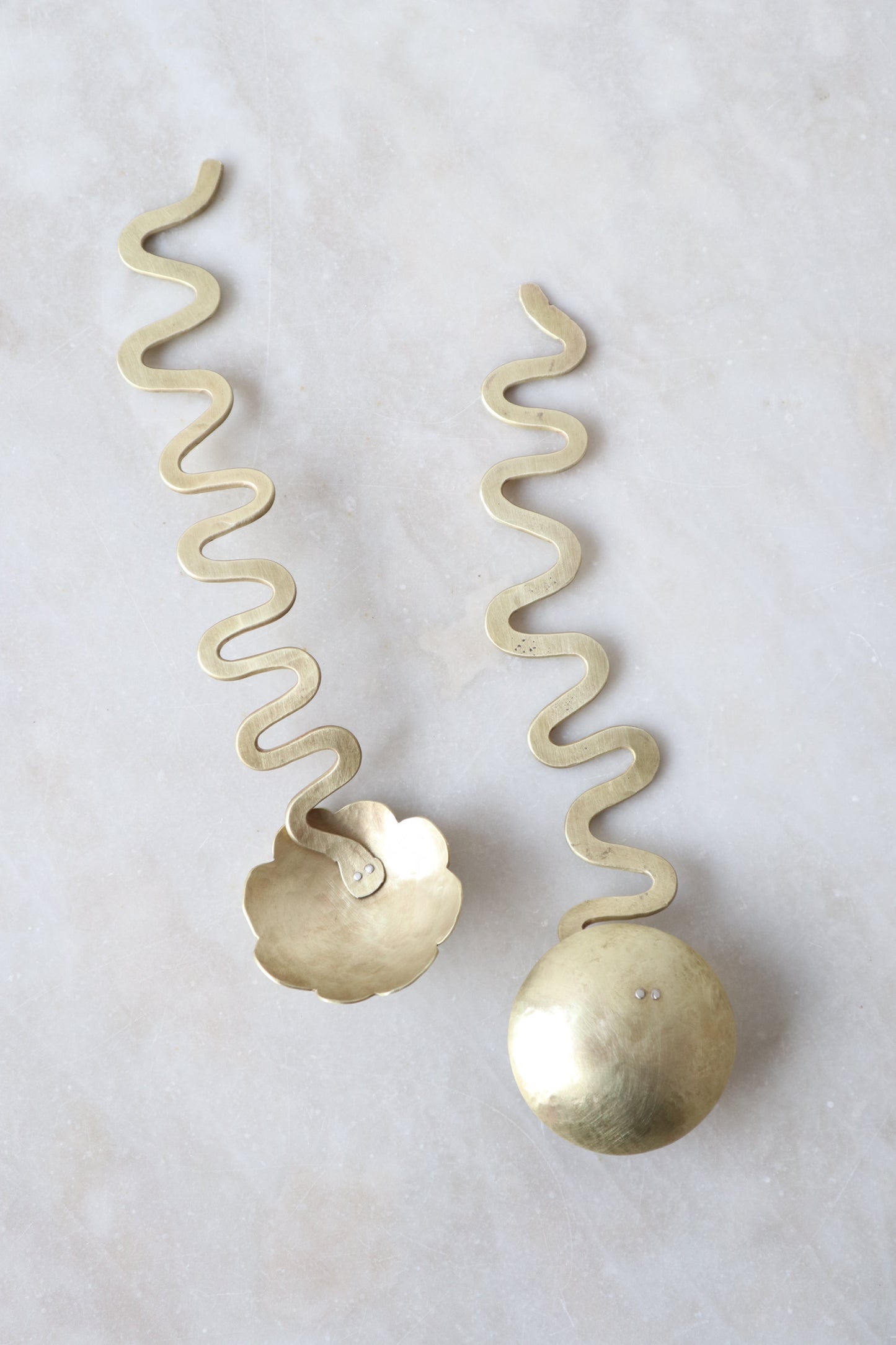 Twin Snake Serving Spoons