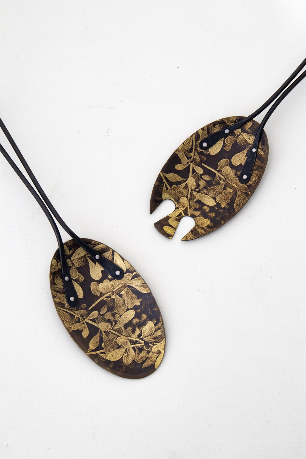 Foliage Salad Spoons