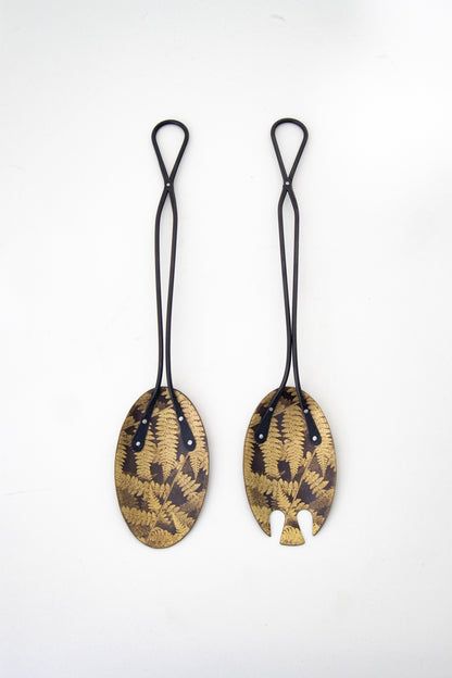 Foliage Salad Spoons