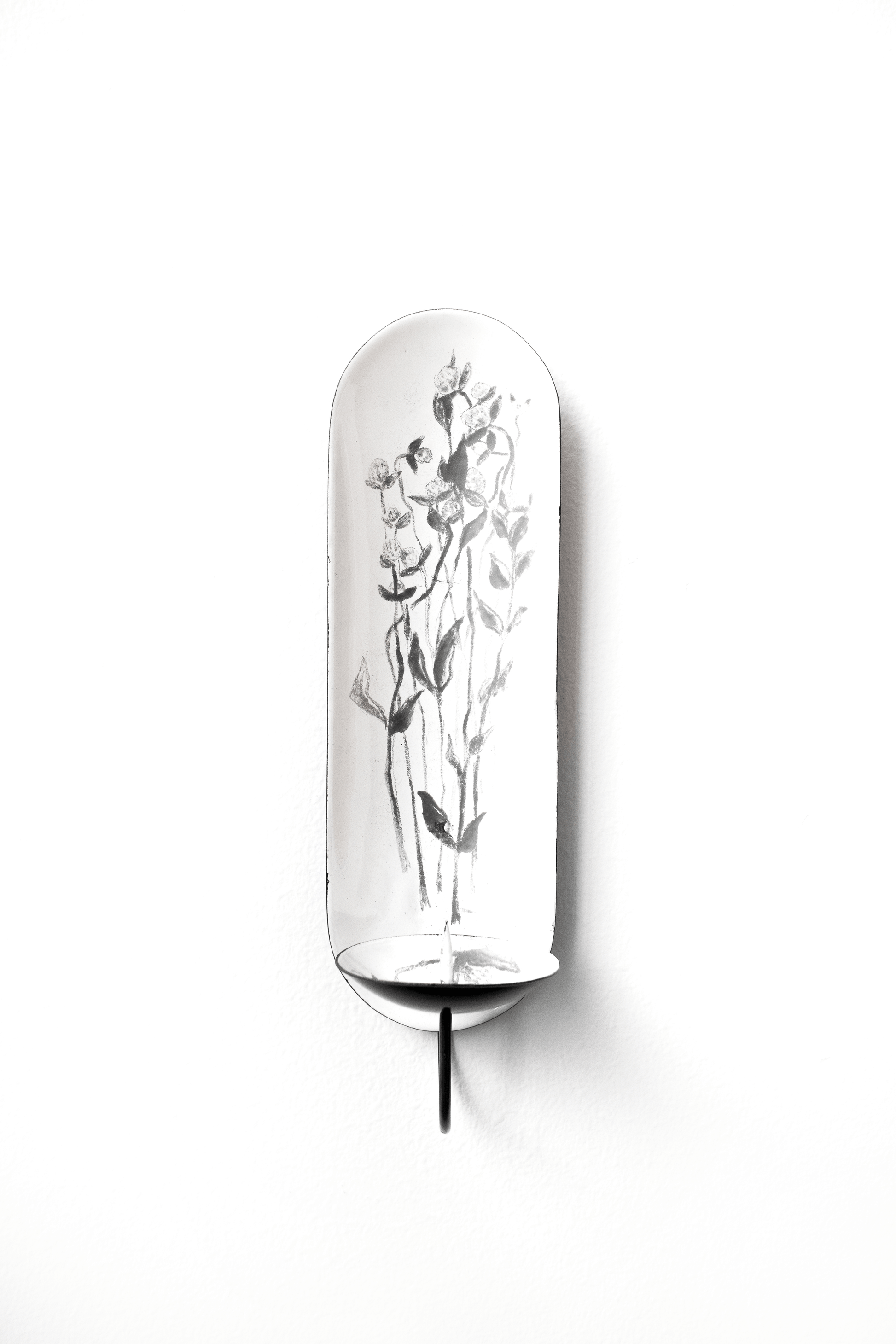 Globe Amaranth Single Candleabra - Michelle Kwiecien Studio
