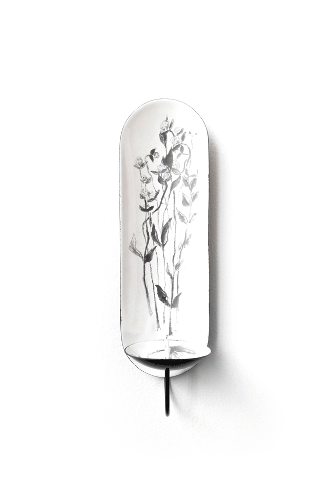 Globe Amaranth Single Candleabra - Michelle Kwiecien Studio